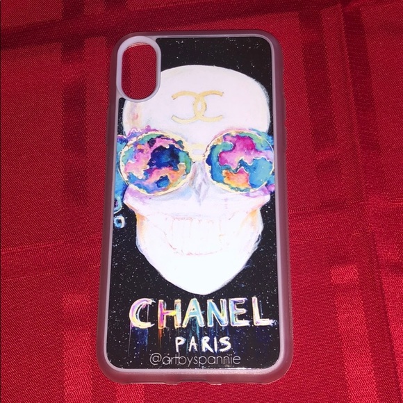 Accessories - iPhone X Chanel Artbyspannie phone case